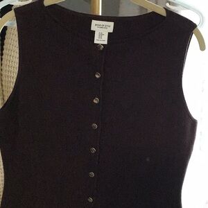 Brown Vest NWOT